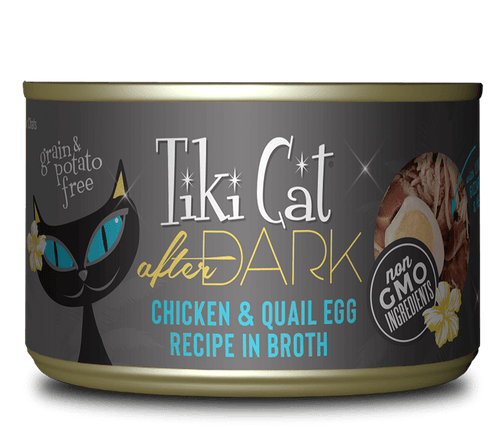 Tiki Cat® After Dark™ Whole Foods Chicken & Quail Egg Recipe in Broth Cat Food