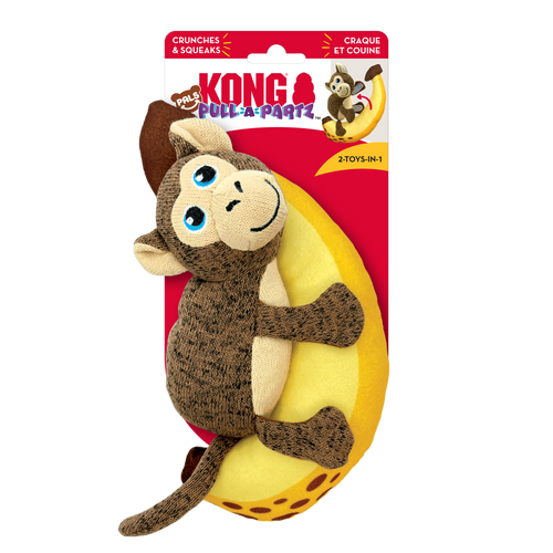 KONG Pull-A-Partz Pals Monkey Dog Toy