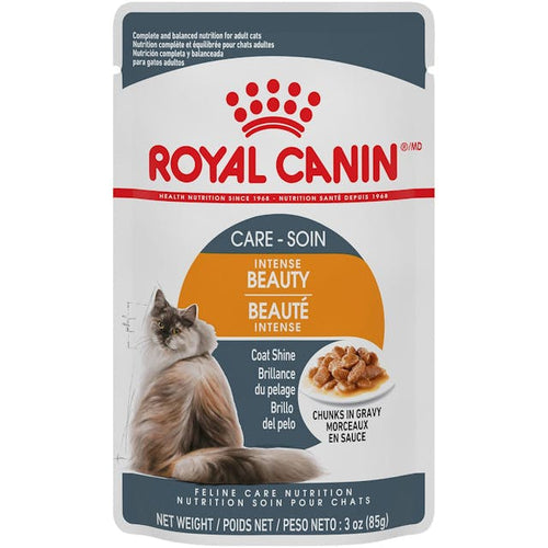 Royal Canin Hair & Skin Care Chunks In Gravy Pouch Wet food for Cat (3 oz case of 12)