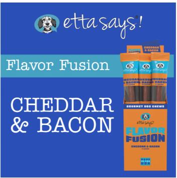 Etta Says! Flavor Fusion Cheddar & Bacon Dog Treats (1.75 oz)