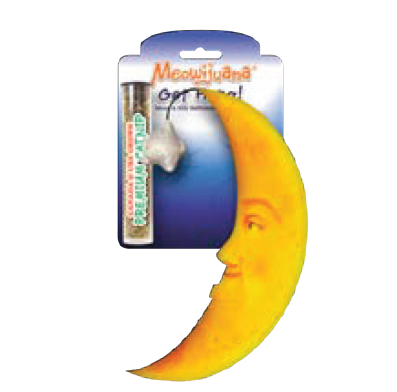 Meowijuana Get Hung! Refillable Moon & Stars Cat Toy (1 Count)