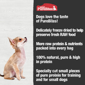 PureBites Chicken Mini-PureBites Dog Treat (2.1 Oz)