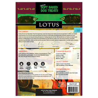 Lotus Dog Soft Baked Lamb & Lamb Tripe Dog Treats