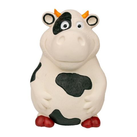 Territory Cow Latex Squeaker Dog Toy (6