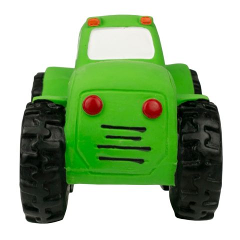 Territory Green Tractor Latex Squaker Dog Toy (6)