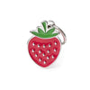 MyFamily Food Strawberry ID Tag (Red)