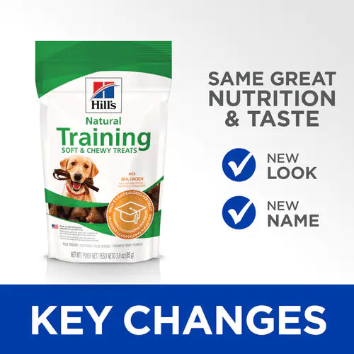 Hill's Natural Training Treats Soft and Chewy with Real Chicken Dog Treats (3 oz)