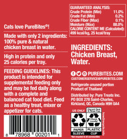 PureBites Chicken Breast Cat Treat Mixers