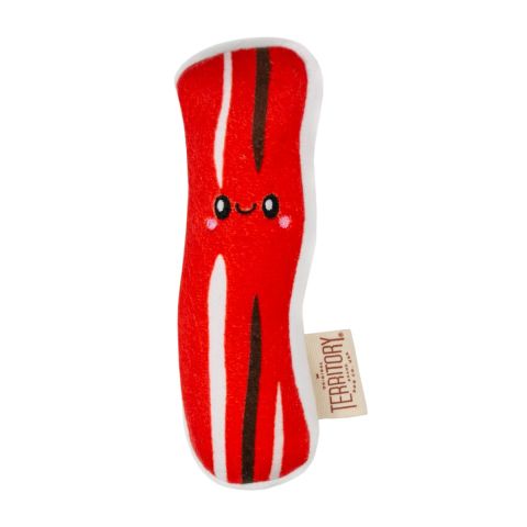 Territory Bacon With Squeaker Plush Dog Toy (7)
