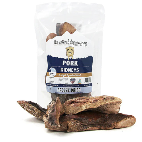 Tuesdays Natural Dog Company Freeze Dried Pork Kidneys Dog Treats