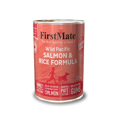 FirstMate Pet Foods Limited Ingredient Wild Pacific Salmon & Rice Formula Canned Dog Food