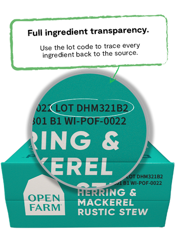 Open Farm Herring & Mackerel Rustic Stew Wet Dog Food