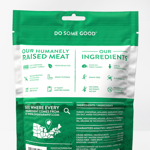 Open Farm Dehydrated Turkey Dog Treats