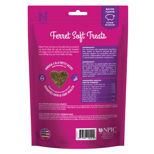 N-Bone® Ferret Soft Treats Bacon Flavor