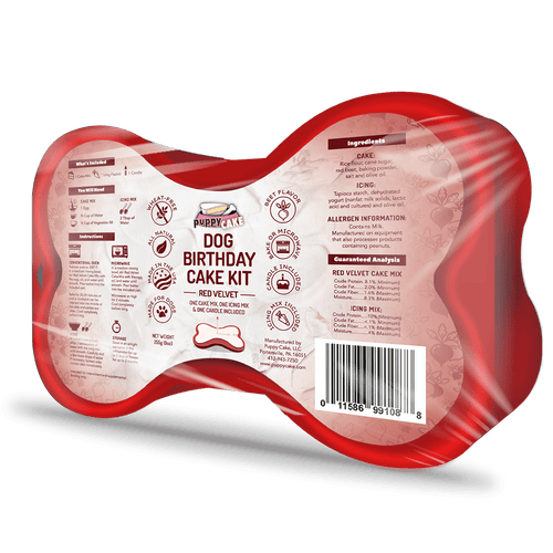 Puppy Dog Birthday Cake Kit Red Velvet