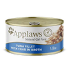 Applaws Natural Wet Cat Food Tuna Fillet with Crab in Broth