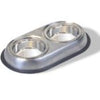 Van Ness Heavyweight Small Stainless Steel Double Dish