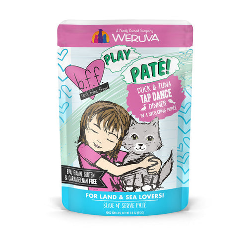 Weruva BFF PLAY Paté  Duck & Tuna Tap Dance Dinner in a Hydrating Purée