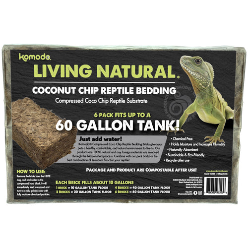 Multipet Komodo Coconut Coir Chip Bedding (6pk)
