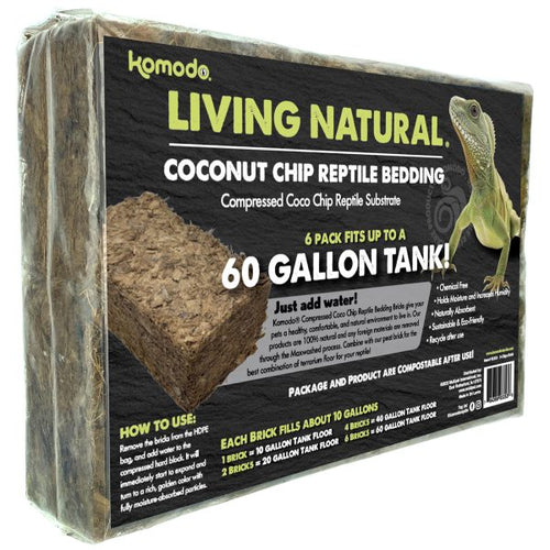 Multipet Komodo Coconut Coir Chip Bedding (6pk)