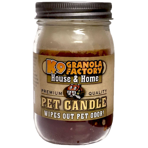 K9 Granola Factory House & Home Collection, Banana Nut Bread Pet Odor Eliminator Candle