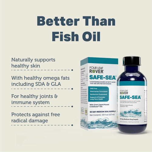 Four Leaf Rover Safe-Sea Premium Fatty Acids Omega-3 for Dogs