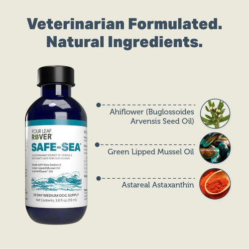 Four Leaf Rover Safe-Sea Premium Fatty Acids Omega-3 for Dogs
