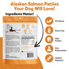 Vitafur Barkin' Burger Wild Alaskan Salmon & Pumpkin Dog Treats