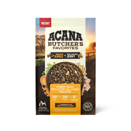 ACANA Butcher's Favorites Free-Run Poultry & Liver Recipe Dry Dog Food