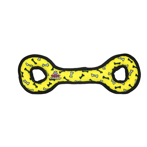 Tuffy® No Stuff Tug-O-War Yellow Dog Toy