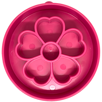 SodaPup Flower Design eBowl Enrichment Slow Feeder Bowl for Dogs