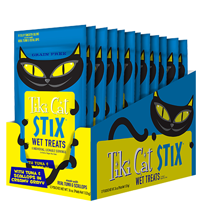 Tiki Cat® STIX™ Tuna & Scallops Cat Treats