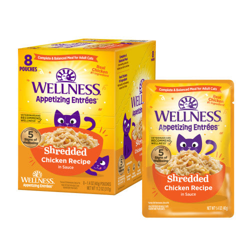 Wellness Appetizing Entrees Shredded Cat Food