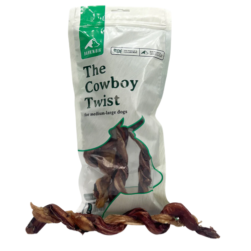 Bark 'N Big Cowboy Twist Dog Treats