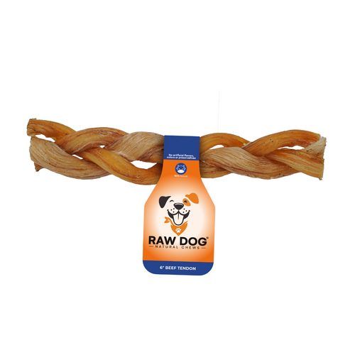 Raw Dog Braided Beef Tendons Dog Treats