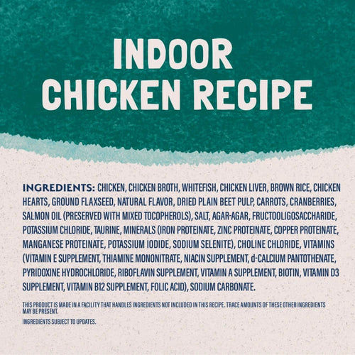 Natural Balance Indoor Chicken Recipe Paté Wet Cat Food