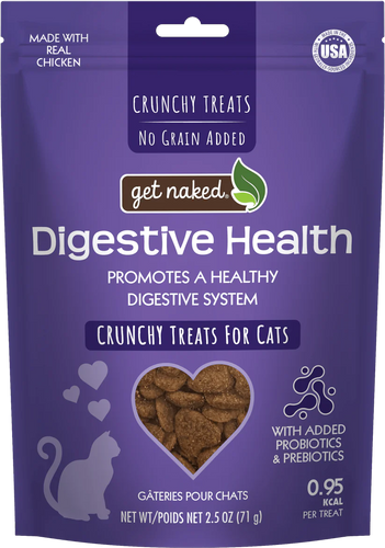 Get Naked® Digestive Health Functional Crunchy Treats for Cats, Chicken Flavor