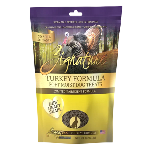 Zignature Turkey Soft Moist Treats for Dogs