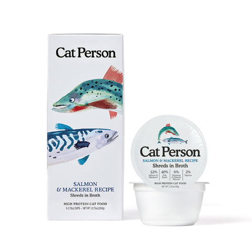 Weruva Cat Person Salmon & Mackerel Shreds in Broth Cat Food
