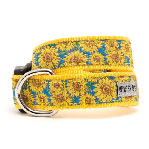 The Worthy Dog Sunflowers Collar