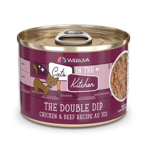 Weruva Cats in the Kitchen The Double Dip Chicken and Beef Recipe Au Jus Canned Cat Food