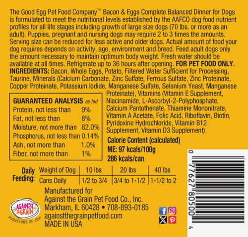 Against The Grain The Good Egg Bacon N Eggs Scramble