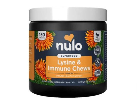 Nulo Superfood Lysine & Immune Chew Cat Supplement