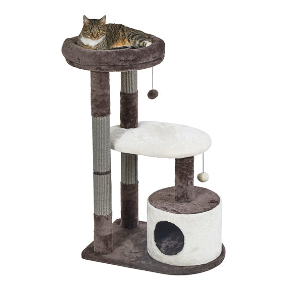 Midwest Home for Pets Feline Nuvo® Mocha Cream Alden Cat Tree Furniture