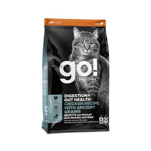 Petcurean Go! Solutions Digestion + Gut Health Chicken Dry Cat Food with Grains