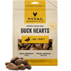 Vital Essentials Freeze-Dried Raw Duck Hearts Dog Treats