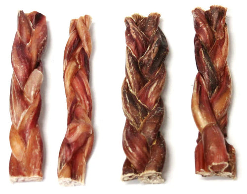 Tuesdays Natural Dog Company Thick Braided Bully Stick - Odor Free (Bulk)