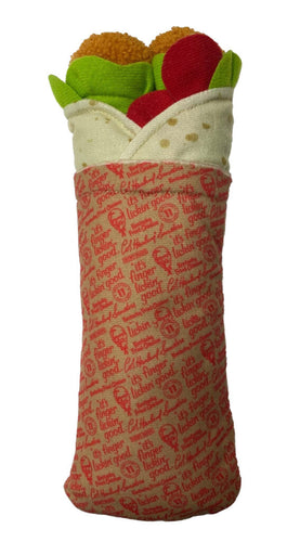 Ethical Pet Spot Kentucky Fried Chicken Chicken Wrap Hug & Kick With Catnip Dog Toy