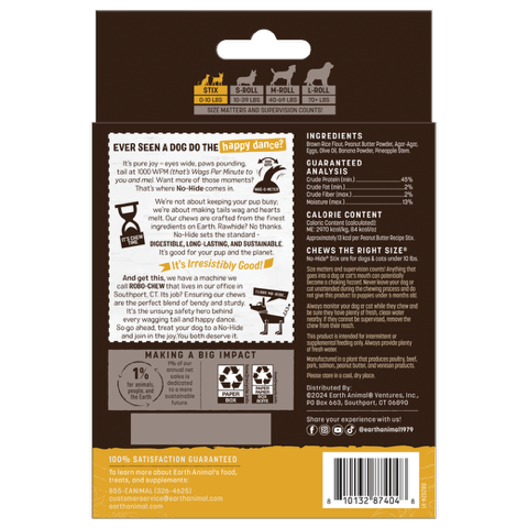 Earth Animal No-Hide® Peanut Butter Stix