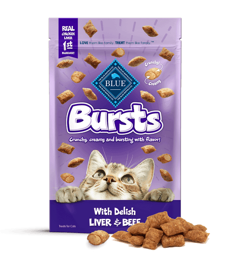 Blue Buffalo BLUE Bursts Delish Liver and Beef Crunchy and Creamy Cat Treats